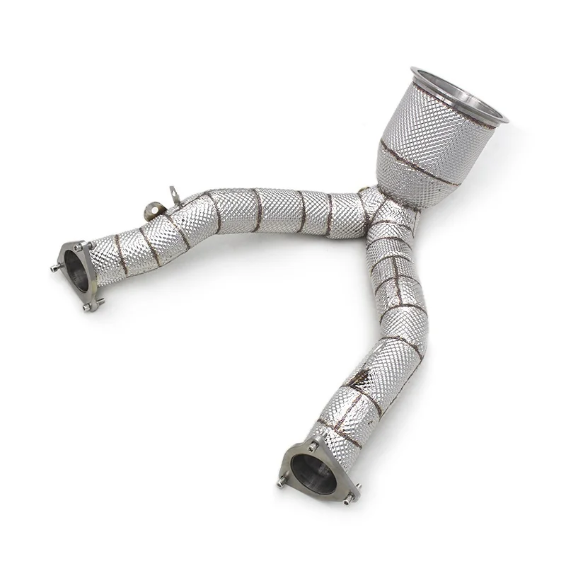 

Head Section High flow Pipes Exhaust Pipes branch downpipe Exhaust Pipe with catalyst for Porsche Macan S/Turbo 3.0T/2.9T