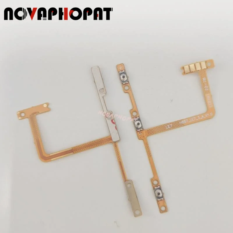 

Novaphopat For Tecno Pova 2 LE7 Power On Off Volume Up Down Ribbon Power Button Flex Cable