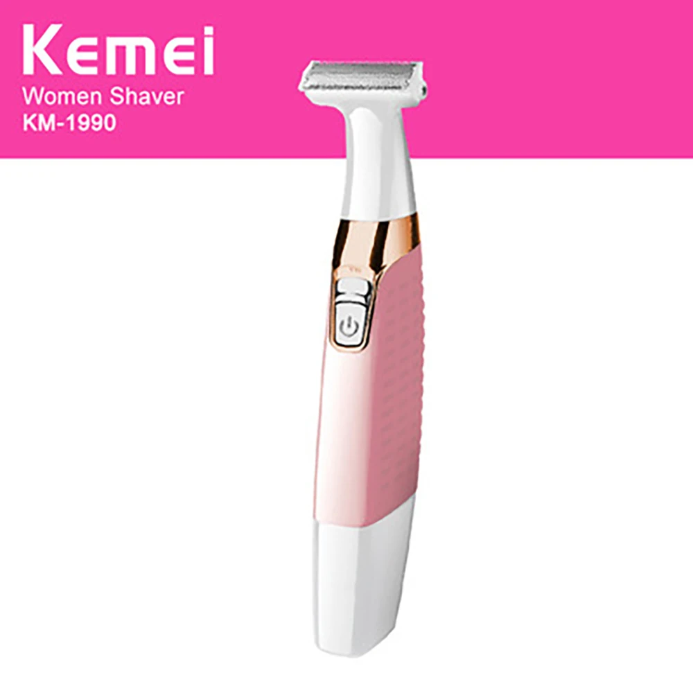 

Kemei Женская электрическая многофункциональная бритва Km-1900 моющаяся Бритва для зоны бикини Портативная Usb перезаряжаемая сжимаемая зубная щетка
