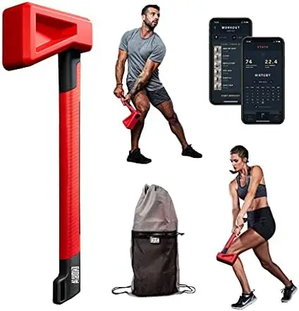 

Functional Trainer System, Portable At Home Gym Workout Equipment, Strength Training Home Exercise Workouts for Men & Women