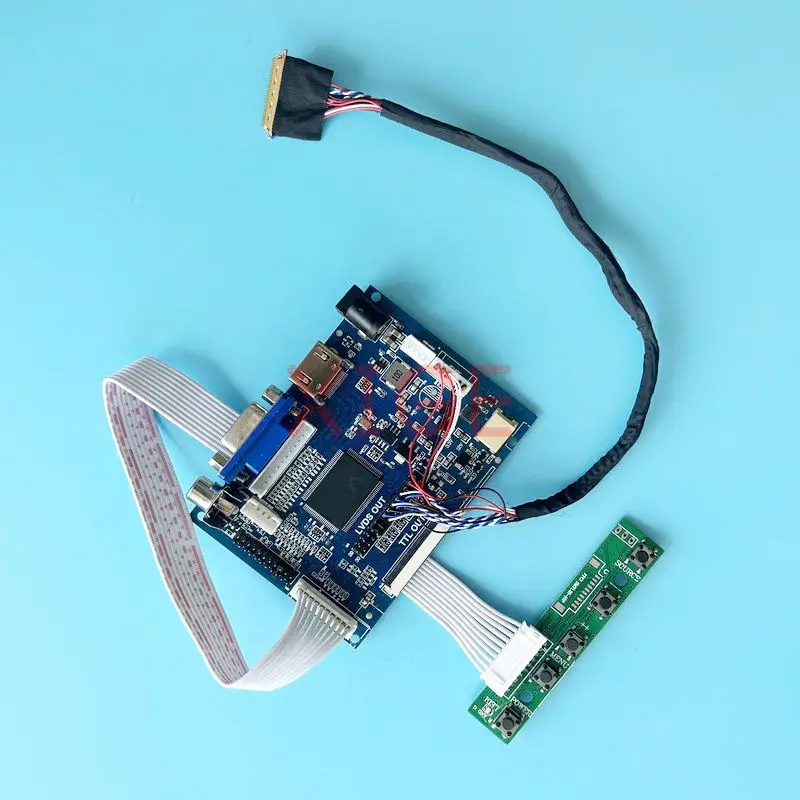Плата контроллера для LTN101NT07 LTN101NT08, плата драйвера LVDS 40 Pin 10,1 