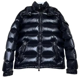 Imported Winter down jacket men and women of the same style thickened new short trend hooded winter warm coat