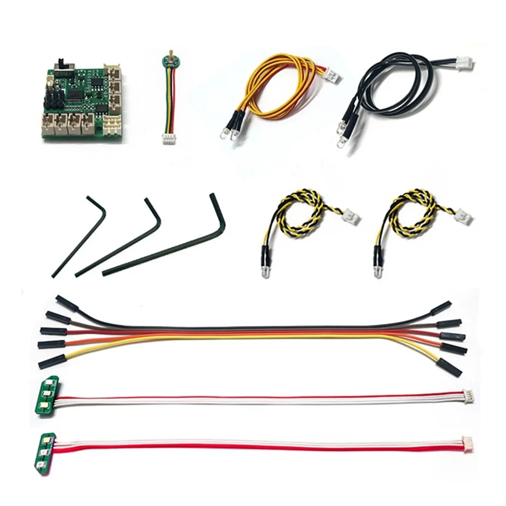 

Запасные части для радиоуправляемого автомобиля Xiaomi Jimny Suzuki 1/16, модификация и обновление огней, независимый приемник дистанционного управл...