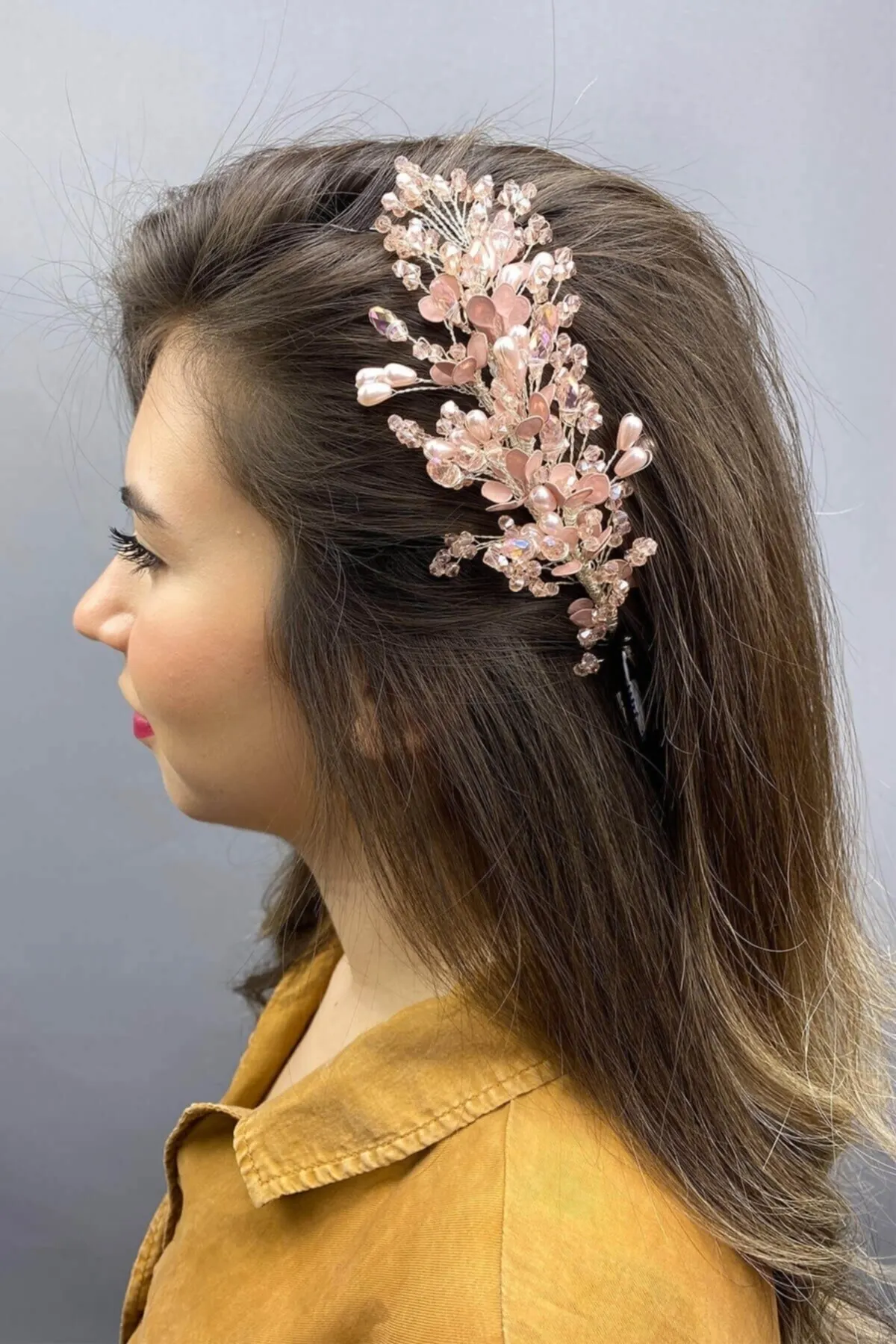 

Bridal Accessories Powder Hair And Turban Accessory Wedding Handmade For Bride And Bridesmaids