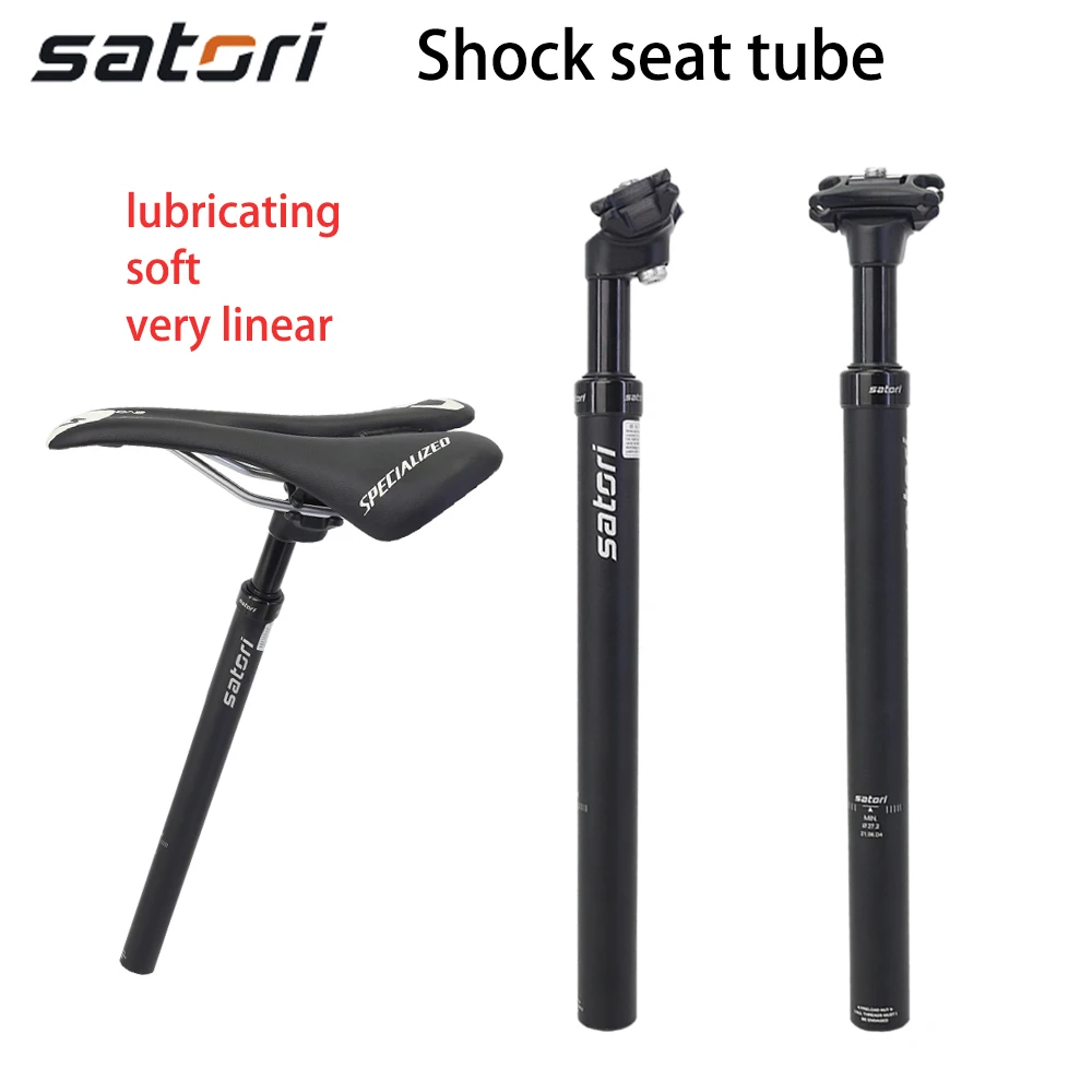 

Taiwan SATORI Shock-absorbing Seat Tube Mountain Bike Spring Shock-absorbing Seat Post 27.2 Seat Tube Off-road Seat Post