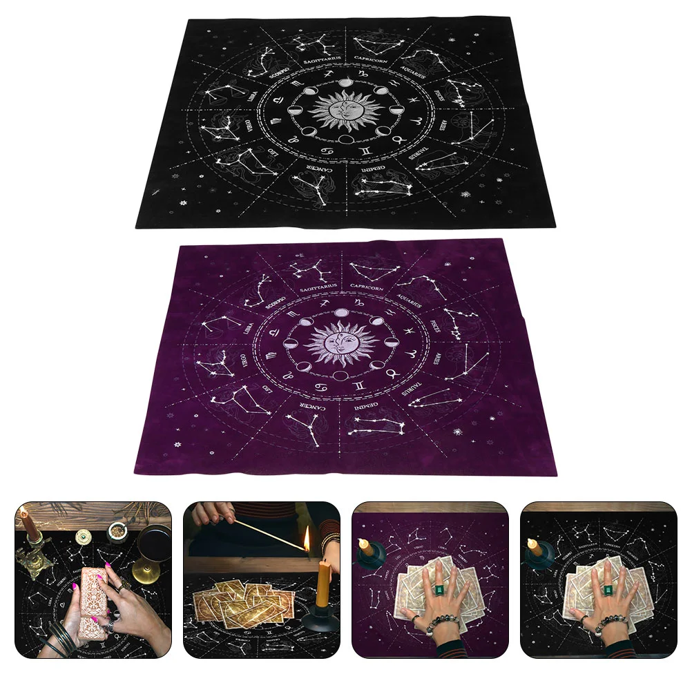 

Tarot Cloth Tablecloth Cardtapestry Divination Table Wall Constellations Altar Constellation Horoscopecelestial Zodiac Hanging
