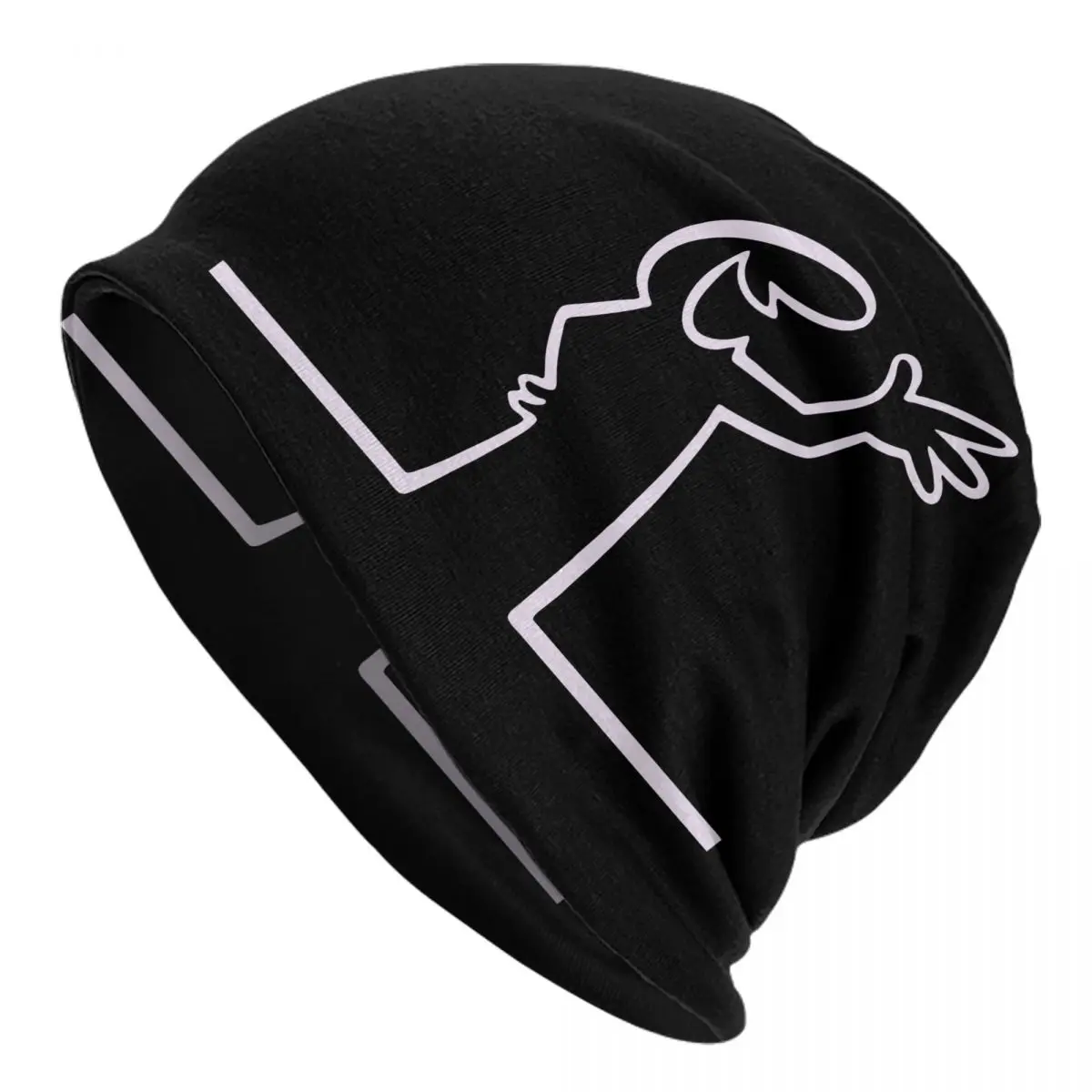 

La Linea Bonnet Hats Autumn Winter Ski Skullies Beanies Hat Funny Art for Men Women Knitted Hat Warm Dual-use Caps