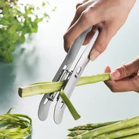 double side vegetable peeler stainless asparagus paring knife yam parer carrot double edge slicer cucumber quick peeling tool