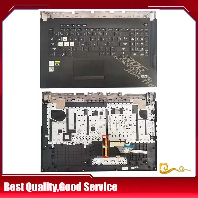 YUEBEISHENG New/org для 17 3 дюйма ASUS ROG Strix 3Plus G712 G712L упор рук верхняя крышка клавиатуры США