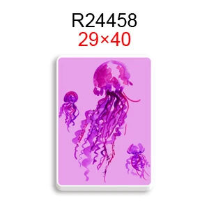 

10Pcs/lots Flat Resin SResin Crafts Planar Charms DIY Art Crafts Stickers Marine Life Jellyfish Flat Patterns Accessories