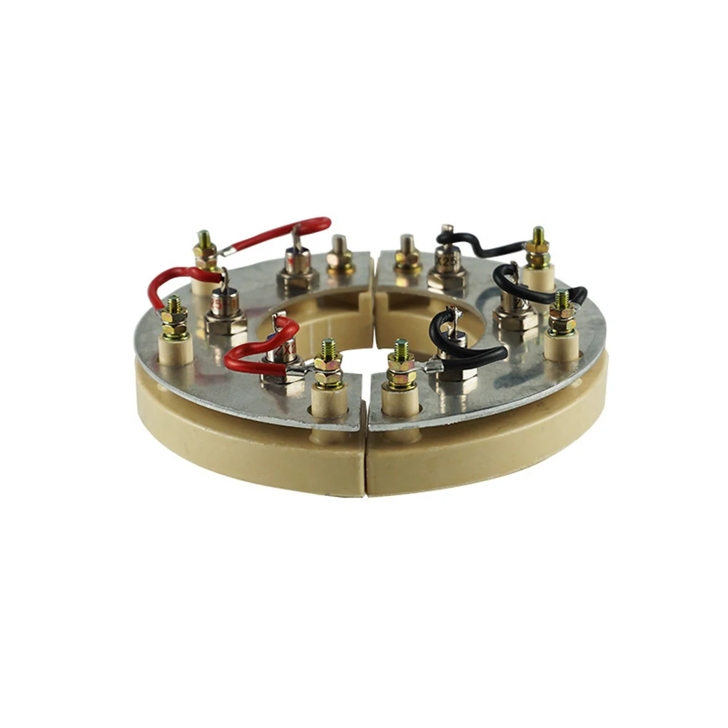 

1 Набор диск выпрямителя безопасен в использовании долгое время, высокоэффективный легкий выпрямительный мост, уникальный дизайн для генер...