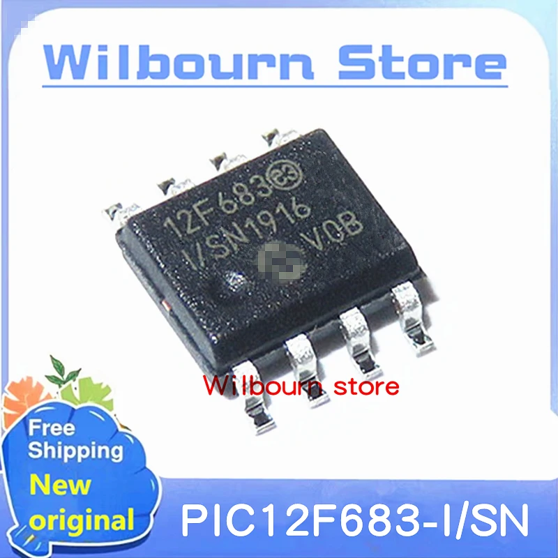 

10PCS/LOT PIC12F683-I/SN PIC12F683T-I/SN 12F683 I/SN 12F683-I/SN SOP-8 New original
