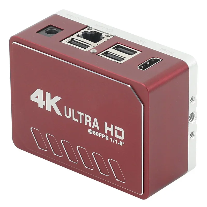 UHD 8MP 4K HDMI USB LAN промышленный микроскоп измерительная камера цифровая электронная