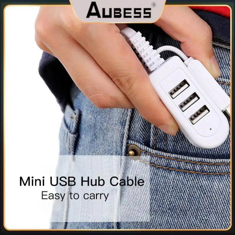 

3 Port Usb2.0 Pattern Splitter Cable Adapter Cable Socket Universal Usb Splitter High Speed Usb 2.0 Hub Socket Usb Hub