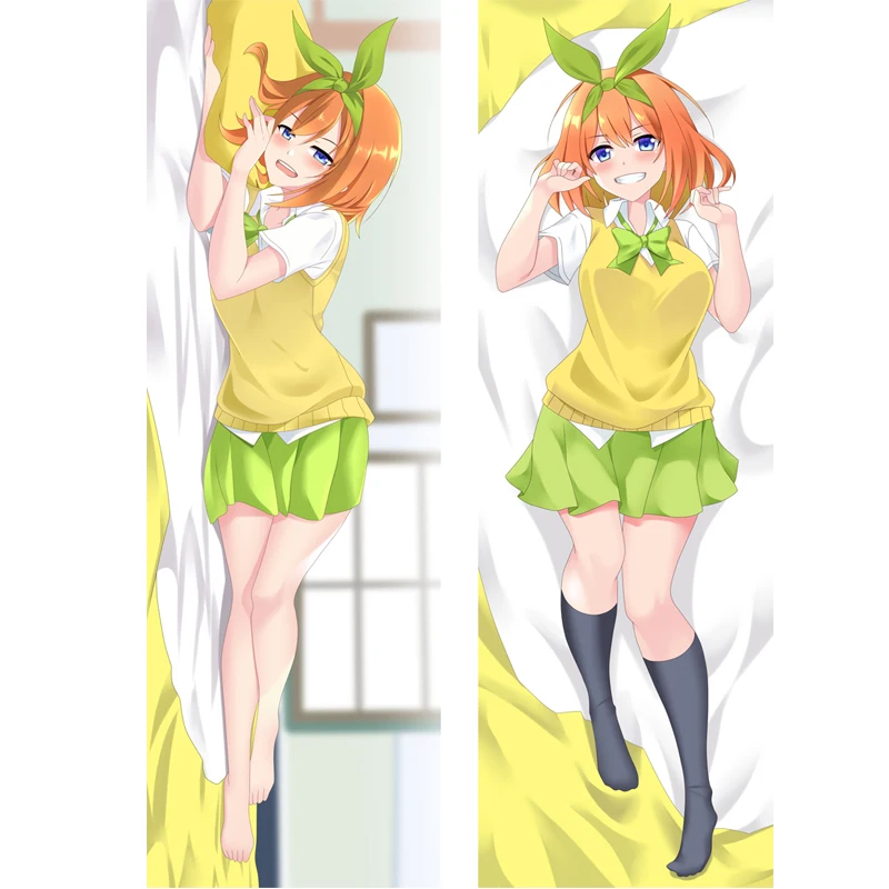 

Japanese Anime The Quintessential Quintuplets Kawaiii Nakano Yotsuba Pillow Case Dakimakura Pillowcase Cover Otaku Gifts