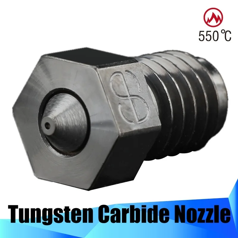 

2023 Phaetus Tungsten Carbide V6 Nozzle High Speed Durable Reduce Stick For 3D Printer Nozzles M6 Prusa Voron VzBoT Hotend