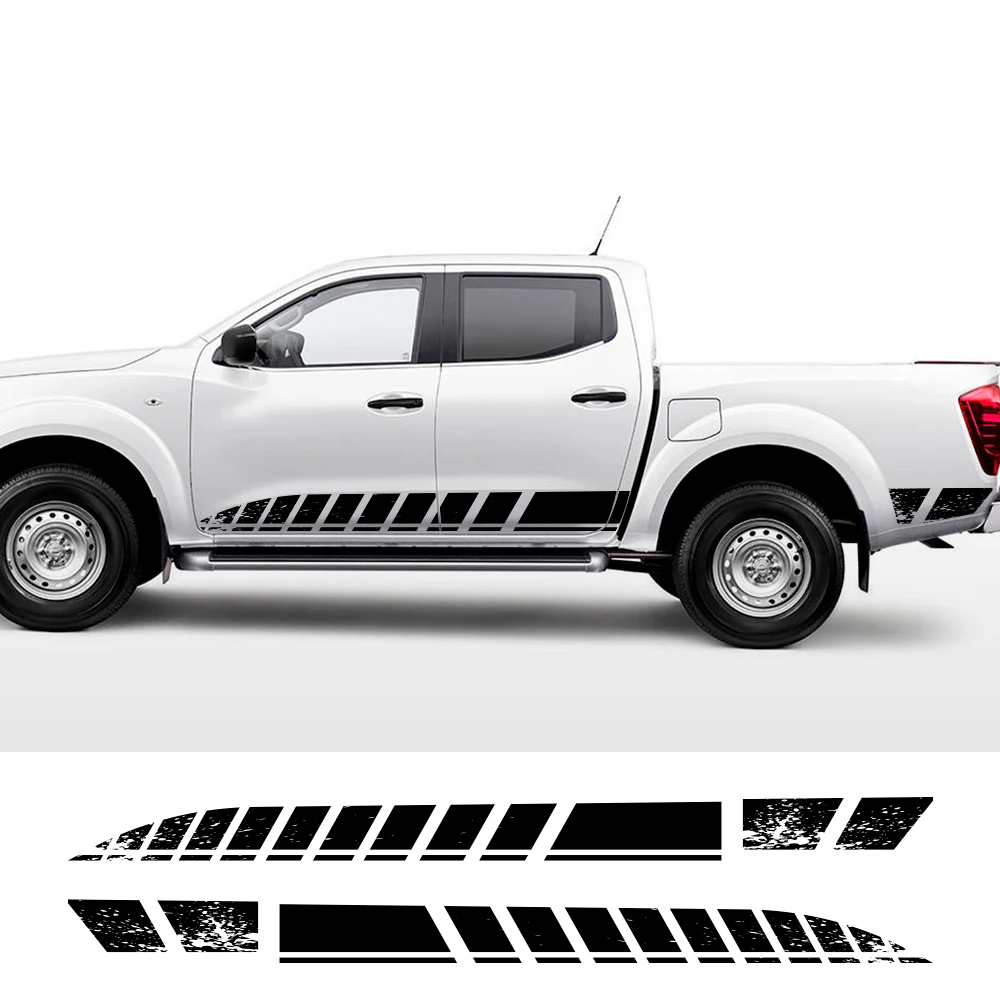 

Sports Car Stickers Door Side Skirt Stripes Body Covers Stylish Waterproof Decal for NAVARA Nissan Auto Film Decor Accessories