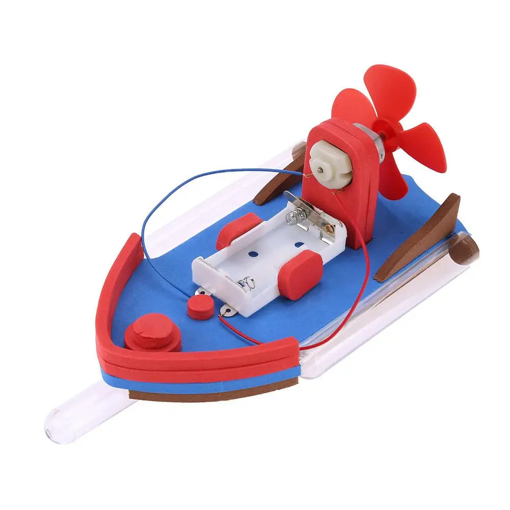 

Speedboat Boat DIY Mini Power Boat Assembly Model Kids Exercise Ability Science Educational Toys Physics Sciencefor Children
