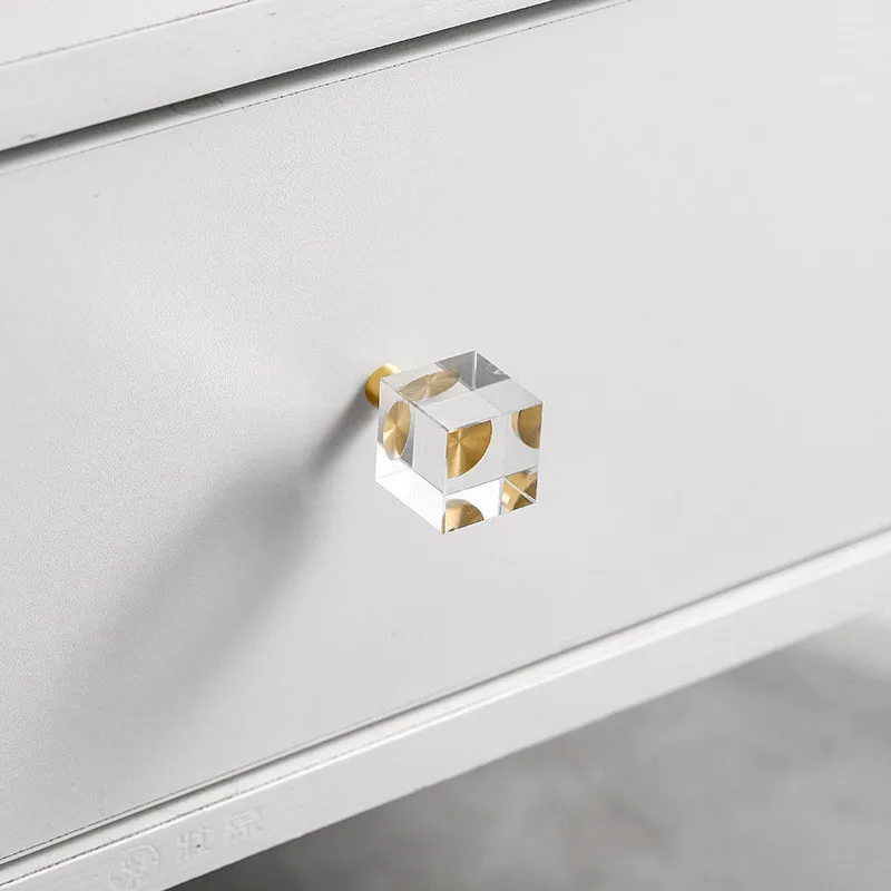 Прозрачные черные ручки для мебели ручка кухонного шкафа квадратный шкаф