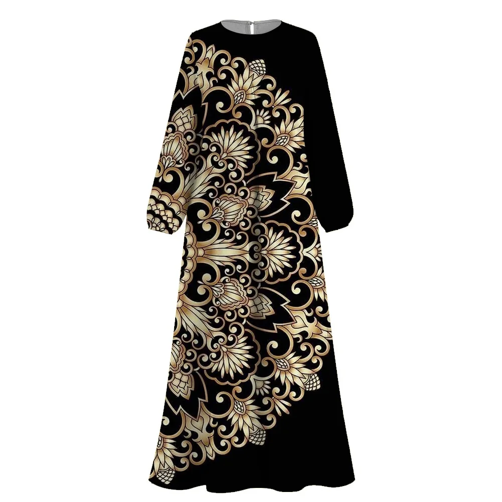 Повседневный стиль коллекция абая-кафтанов 2024 красочное черное платье для