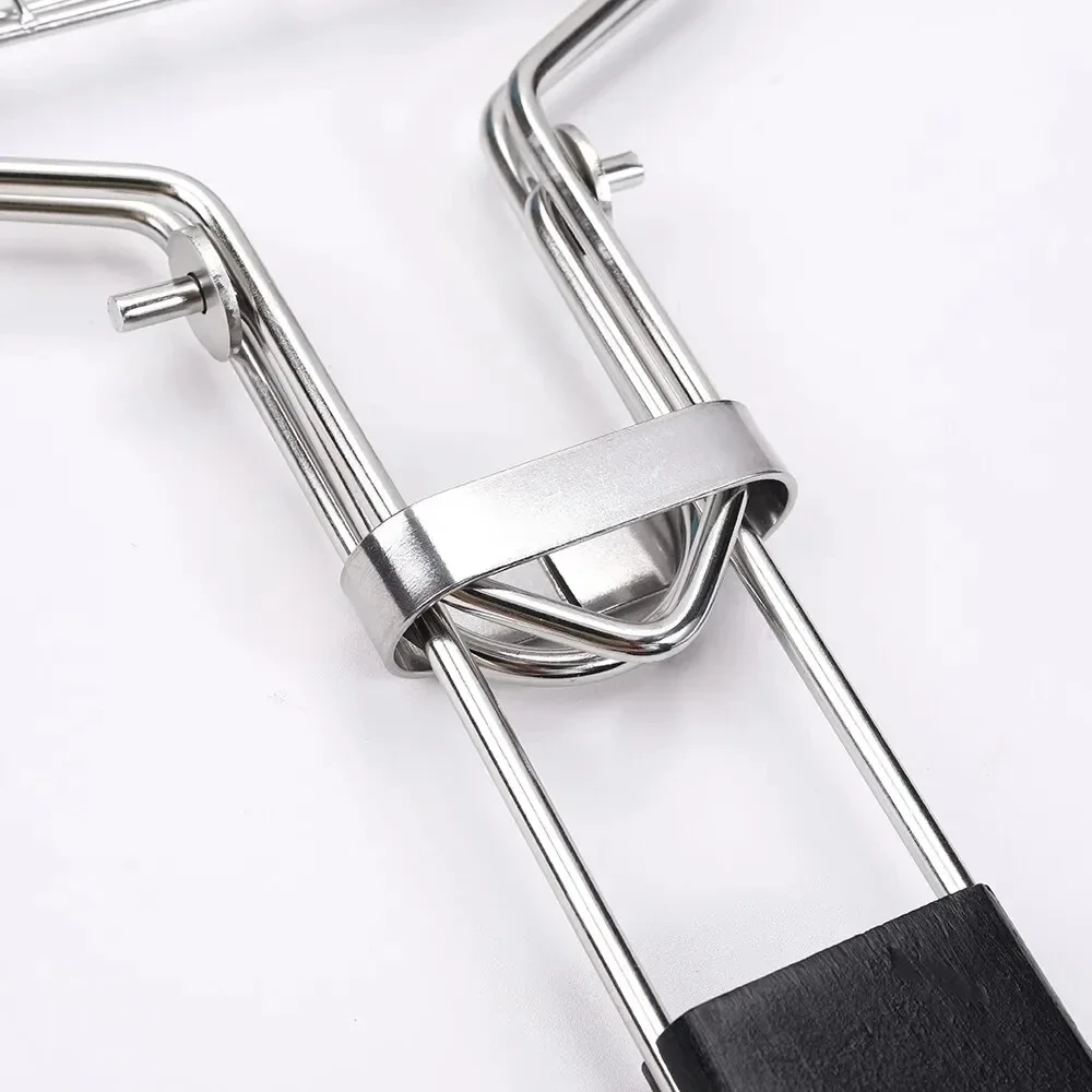 Сетка для барбекю из нержавеющей стали 304 антипригарная корзина гриля сетчатый