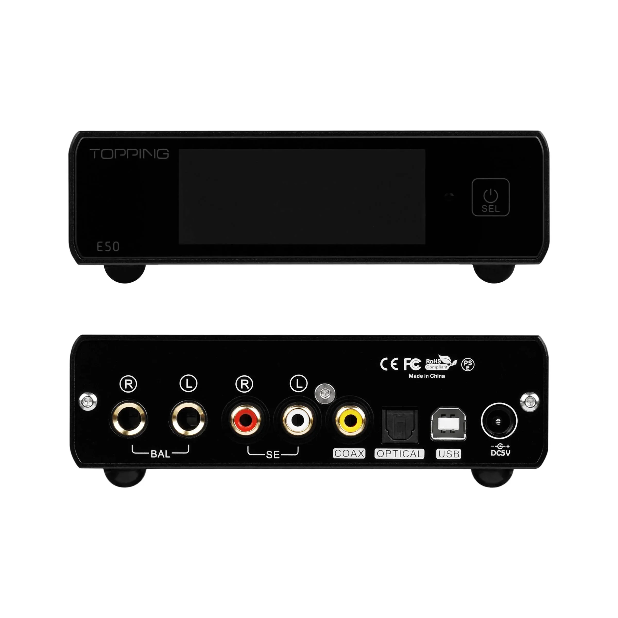Аудиодекодер TOPPING E50 HIFI 32 бит/768 кГц DSD512 ES9068AS ЦАП