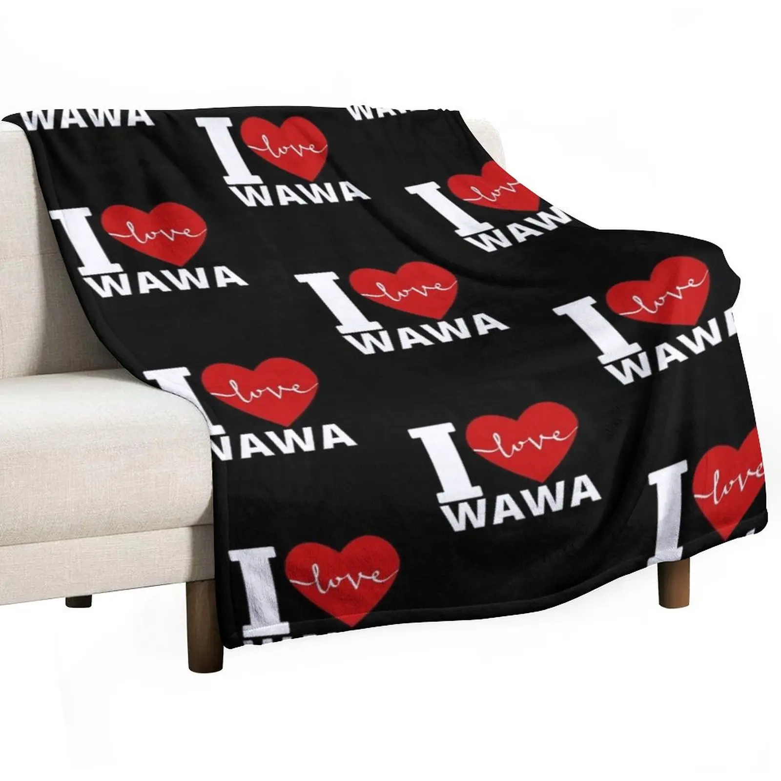 Фото Плед I LOVE WAWA, одеяла для диванов, роскошные одеяла для диванов, одеяла №1