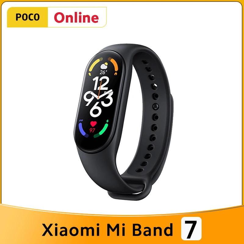 

Xiaomi Mi Band 7 Smart Bracelet 2022 Newest 1.62" AMOLED Screen 120 Workout Modes Sport Wristband Smart Watch miband 7 PK