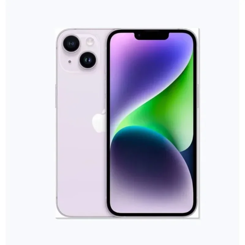 Фото Смартфон Apple iPhone 14 5G, разблокированный, с экраном Super Retina OLED 6.1 дюйма, 6 ГБ ОЗУ, 128/256 ГБ ПЗУ, Face ID+NFC, оригинальный экран №5