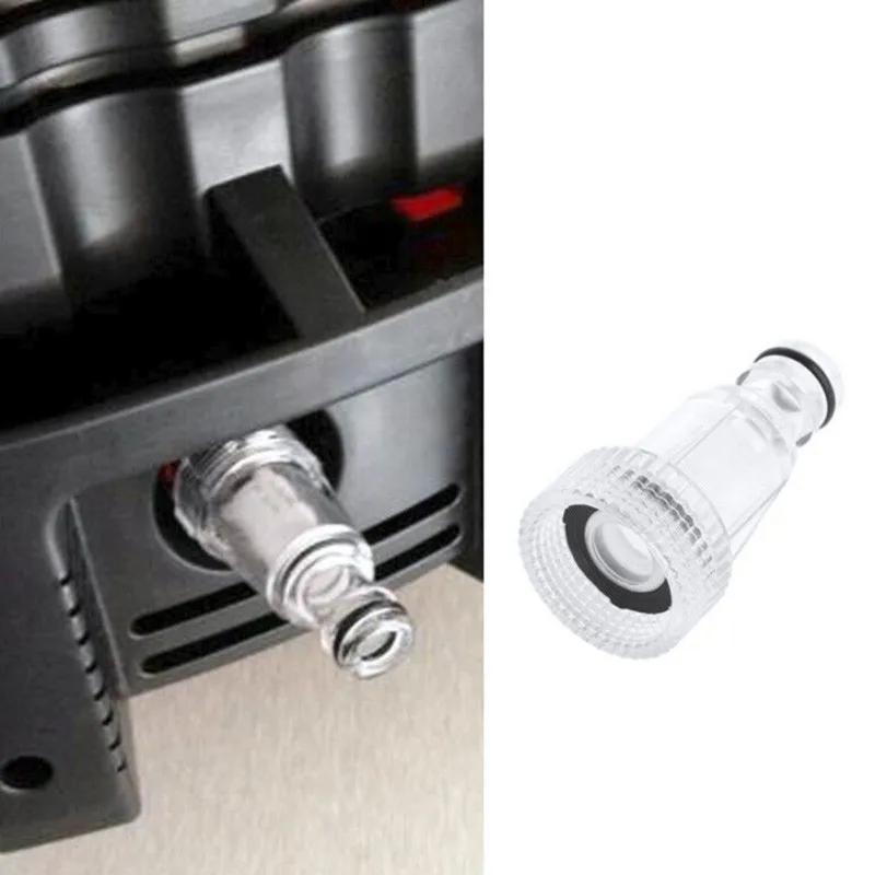 

1*140° Car Clean Machine Water Filter High Pressure Connection For Karcher K2-K7 Series Pressure Washers Garden