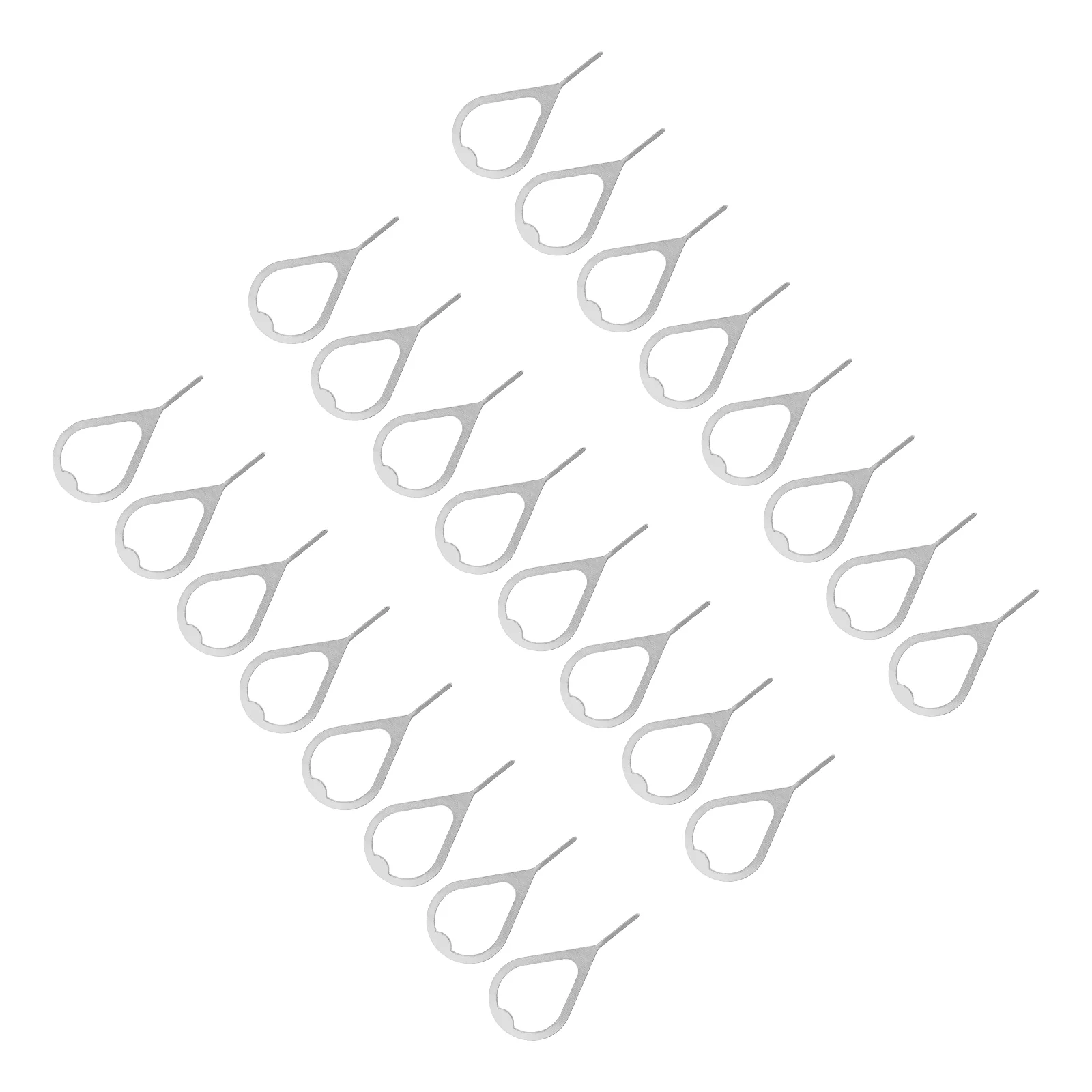 

100 Pcs Stainless Steel Sim Card Reader Accessories Universal Tool Eject Pin