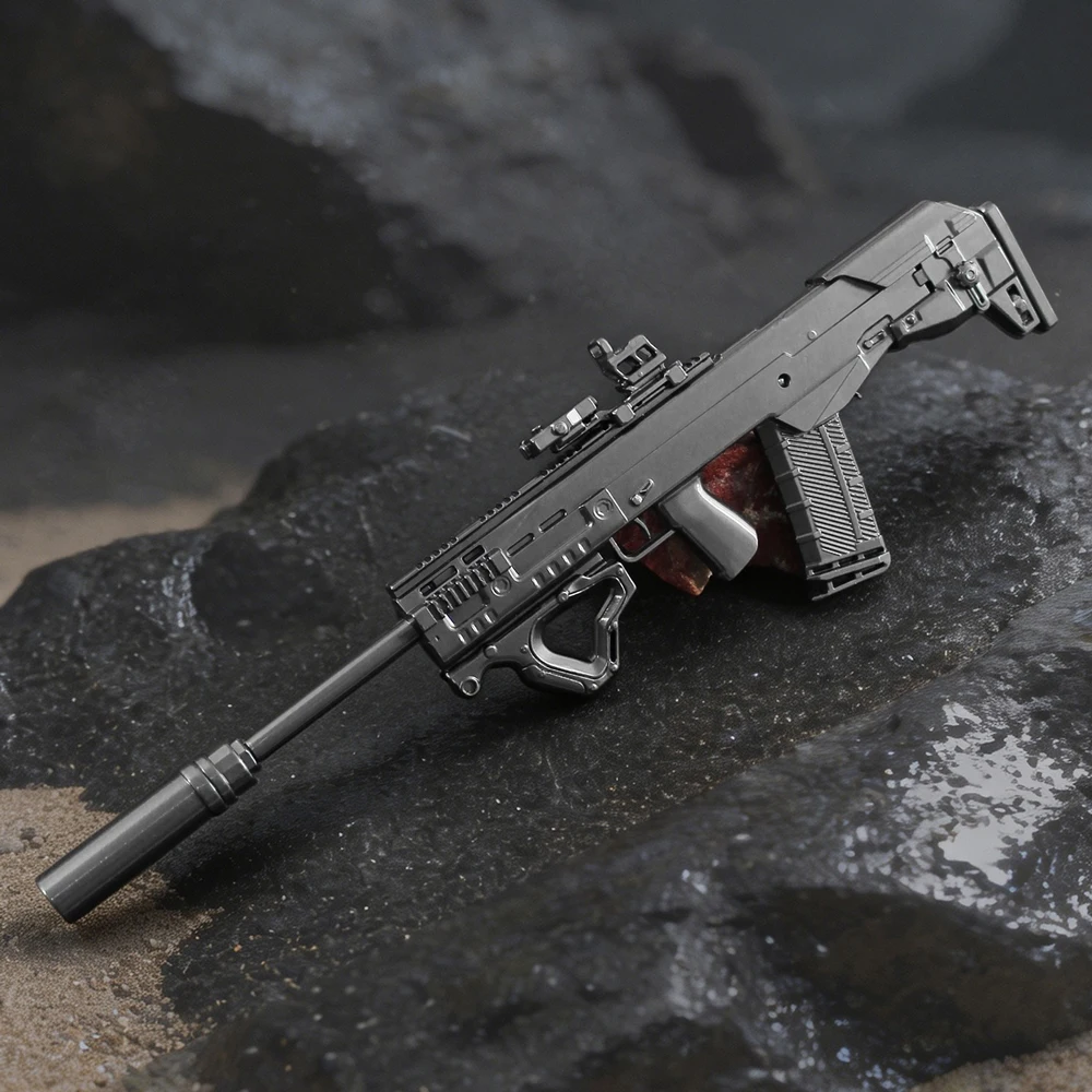 Фото Металлическая модель Delta Force ASH-12, 21 см, из цинкового сплава, миниатюрная реплика с отсоединяемыми аксессуарами, для настольной демонстрации, коллекционный подарок №4