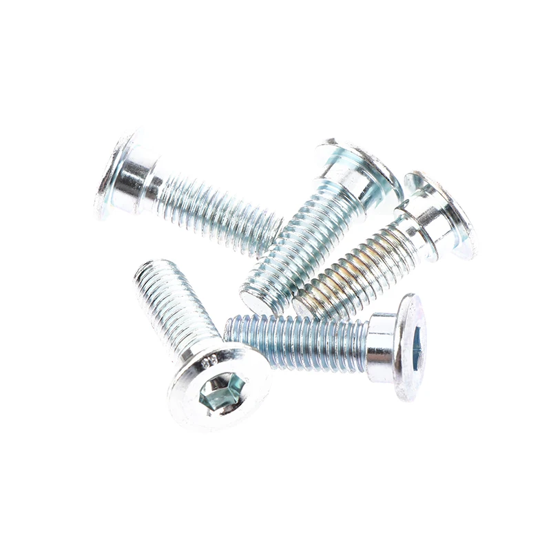 

M8*25mm Stainless Steel Large Flat Hex Hexagon Socket Allen Head Furniture Rivet Screw Connect Joint Bolt