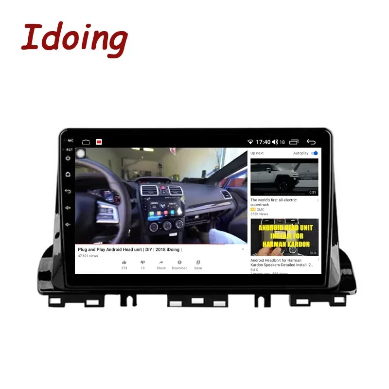 Idoing 9 &quotавтомобильное радио мультимедиа Android для Kia CERATO 4 Forte K3 2018-2022 KX7 авторадио