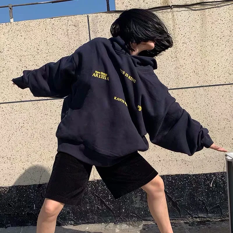 Флисовые Толстовки в стиле хип-хоп городская уличная одежда толстовка женские и