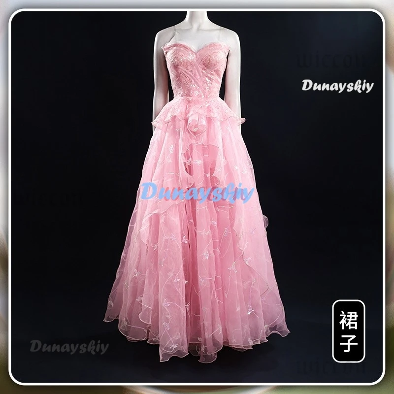 Wicked Glinda женское платье для косплея фантазийный костюм маскировка женщин платья