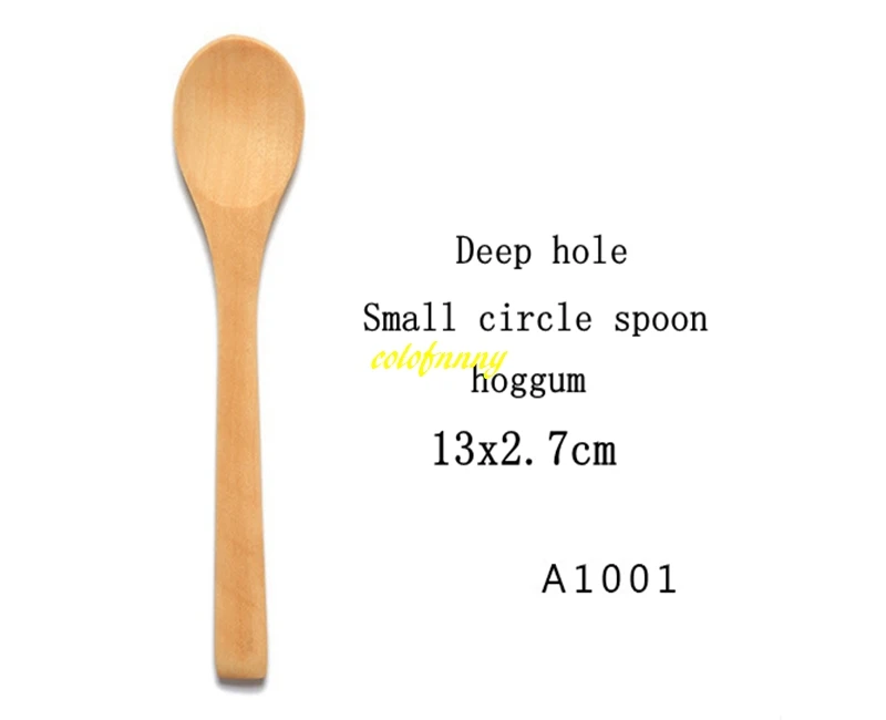 Деревянная ложка для кухни деревянная кофе мороженого 50 шт./лот 13x2 7 см