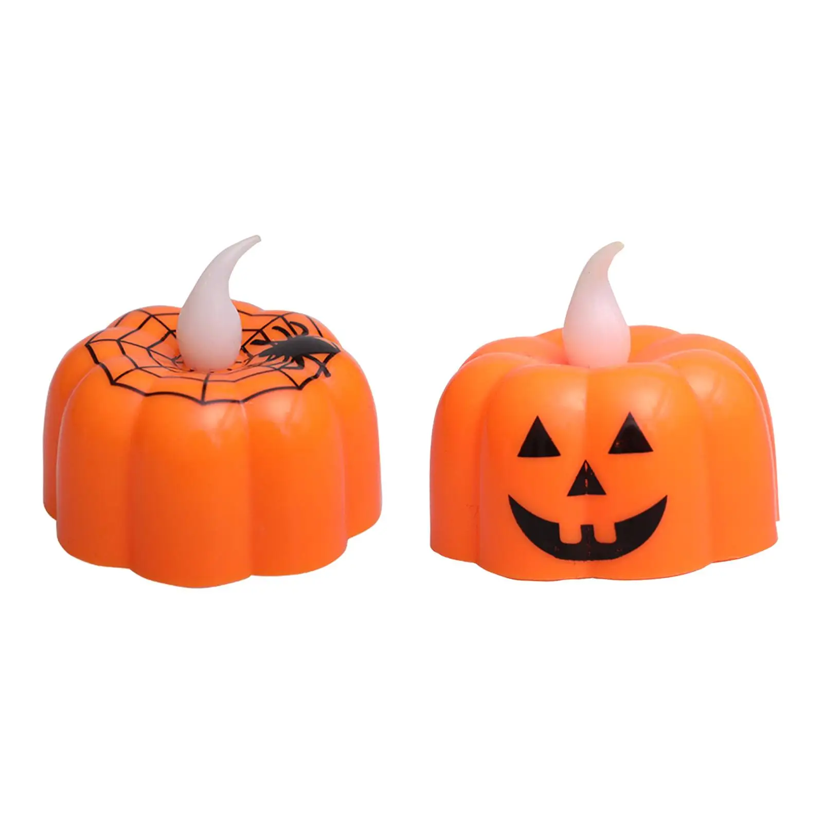 

3D Pumpkin Light Flickering Tea Lights Decorations Lanterns Flameless