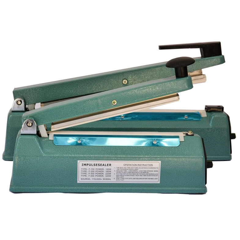 

Для запечатывающего устройства ручной эксплуатации для пластиковых пакетов