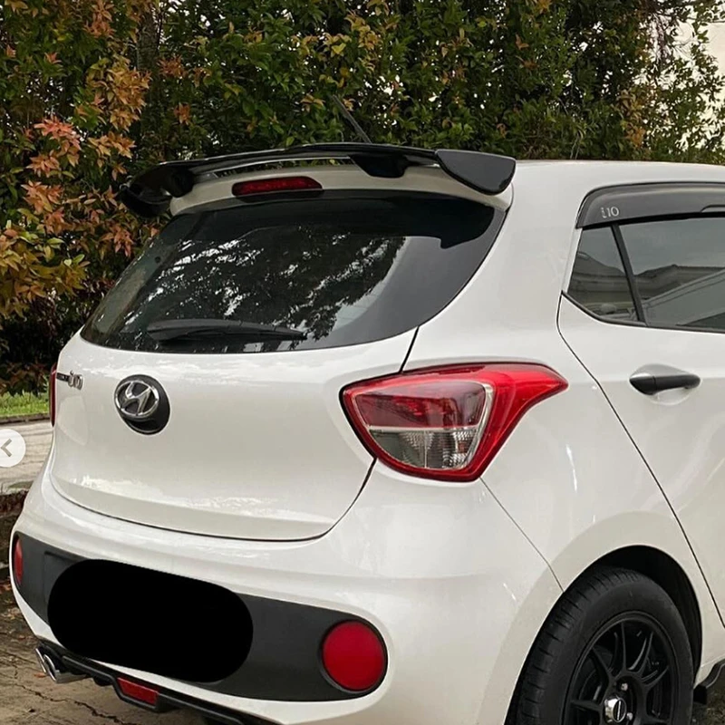 Для Hyundai i10 Спойлер на крышу Заднее крыло Комплект кузова Аксессуары АБС-пластик