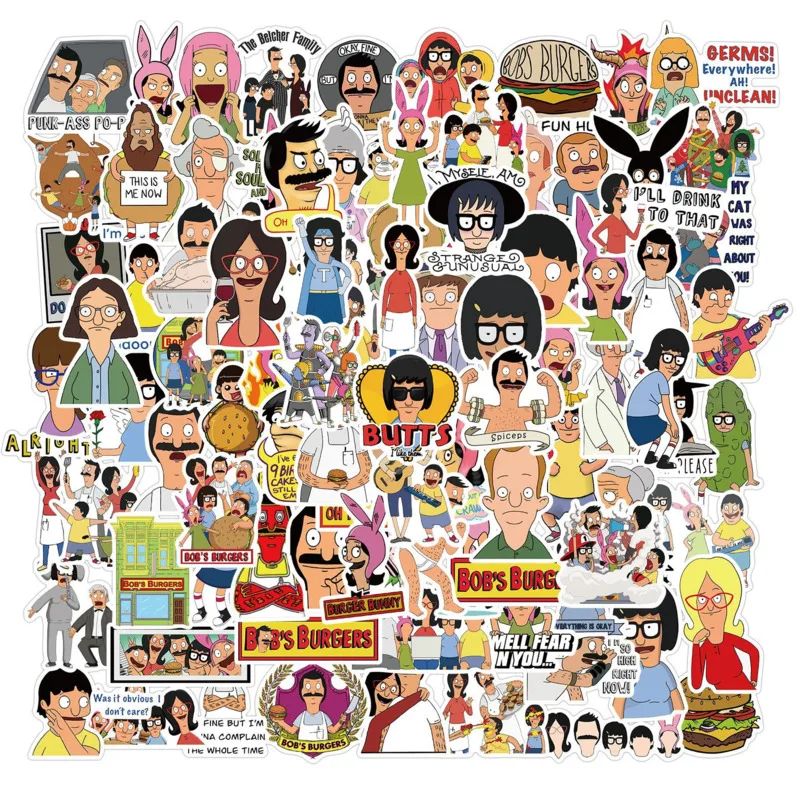 

10/30/50/100pcs Anime Stickers Cosplay Accessories Prop PVC Waterproof Luggage Cartoon DIY Decal For Laptop Car Toys 2022