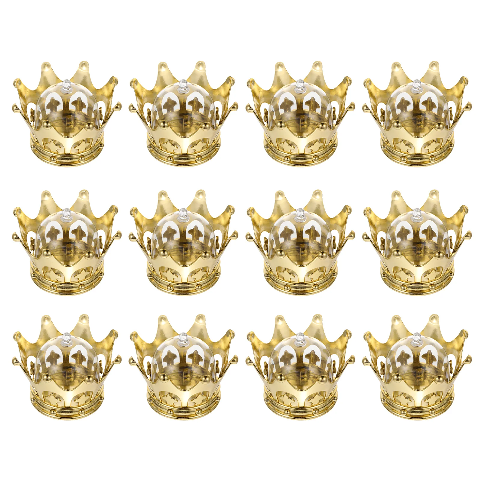 

1 Set 12 Pcs Hollow Crown Wedding Candy Boxes Candy Storage Boxes Packing Cases