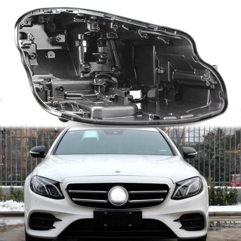 

For Mercedes-Benz W213 E200LE300L 2016-2018 Headlight Housing Light Box Lamp Housing Plastic Headlight Shell Base Xenon