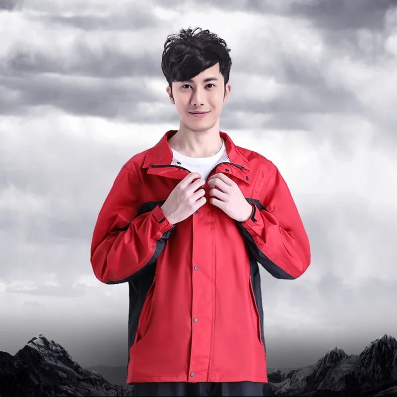 

Running Down Coat Woman Waterproof Outdoor overalls Camping Supplies Raincoat Woman Raincoat Suit Chubasquero Mujer Rain Gear