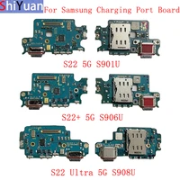 original usb charging port connector board flex cable for samsung s22 s901 s22 s906 s22 ultra s908 5g repair parts