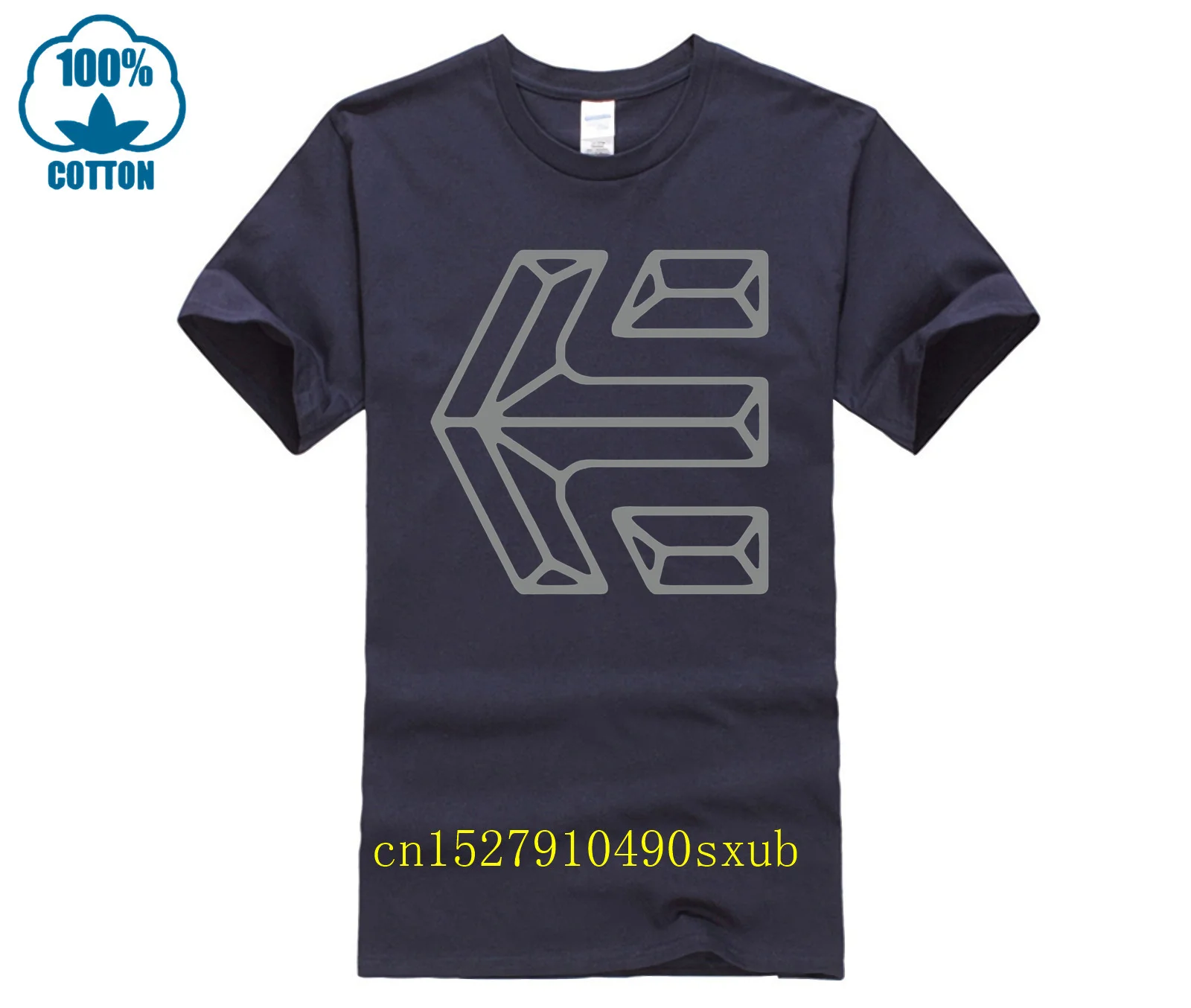 Мужская футболка с коротким рукавом и круглым вырезом