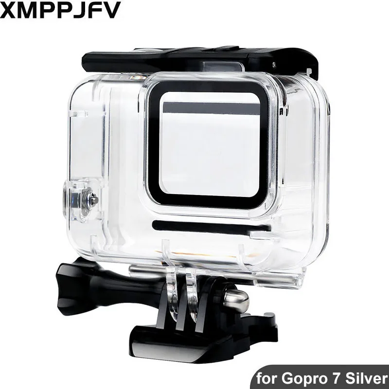 Waterproof Housing Case for Gopro Hero 7 Silver Camera Diving Protective Housing Cover for Go pro Hero 7 White Accessories