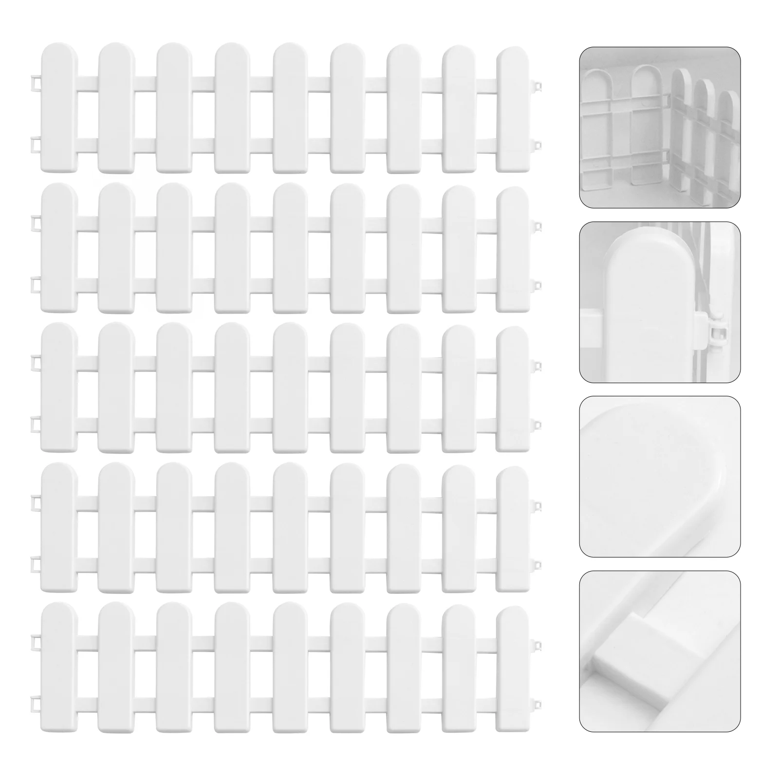 

Fence Garden Picket Edging Border Lawn Landscapewhite Panelsfencing Flowerbeds Flowerdecorative Borders Diy Diorama Bedmini