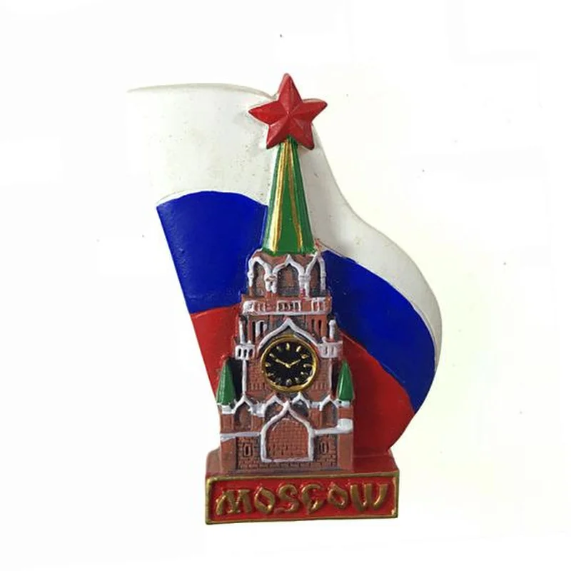 

Russia Moscow Travelling Souvenirs Fridge Magnets Creative Tourism Fridge Stickers Home Decor Message Board Magnetic Stickers