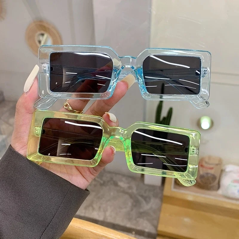 Недорогие маленькие прямоугольные женские солнцезащитные очки с квадратными